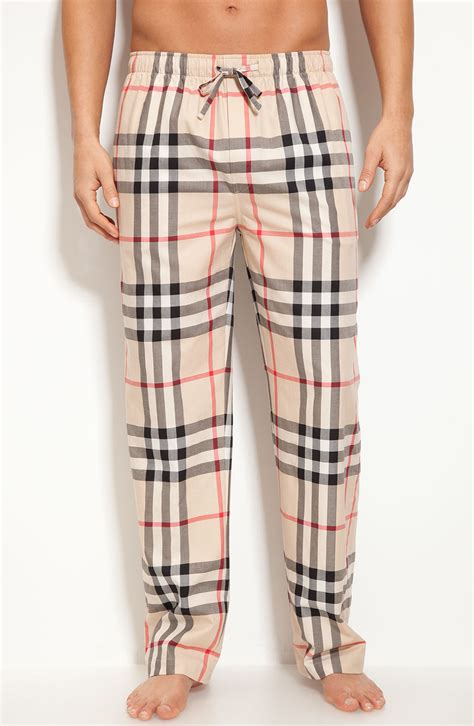 burberry pajama style shirt|burberry check cotton pajama pants.